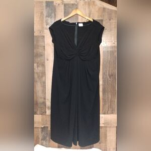 Monik by Charles Chang-Lima Black Women's Wool Blend Dress Size 18